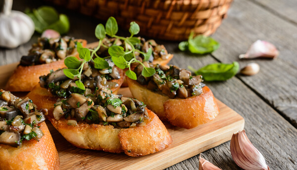 Mushroom Bruschetta