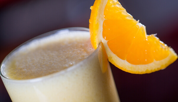Tropical Navel Orange and Pineapple Breakfast Smoothie